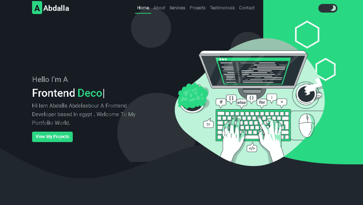 Portfolio Landing page