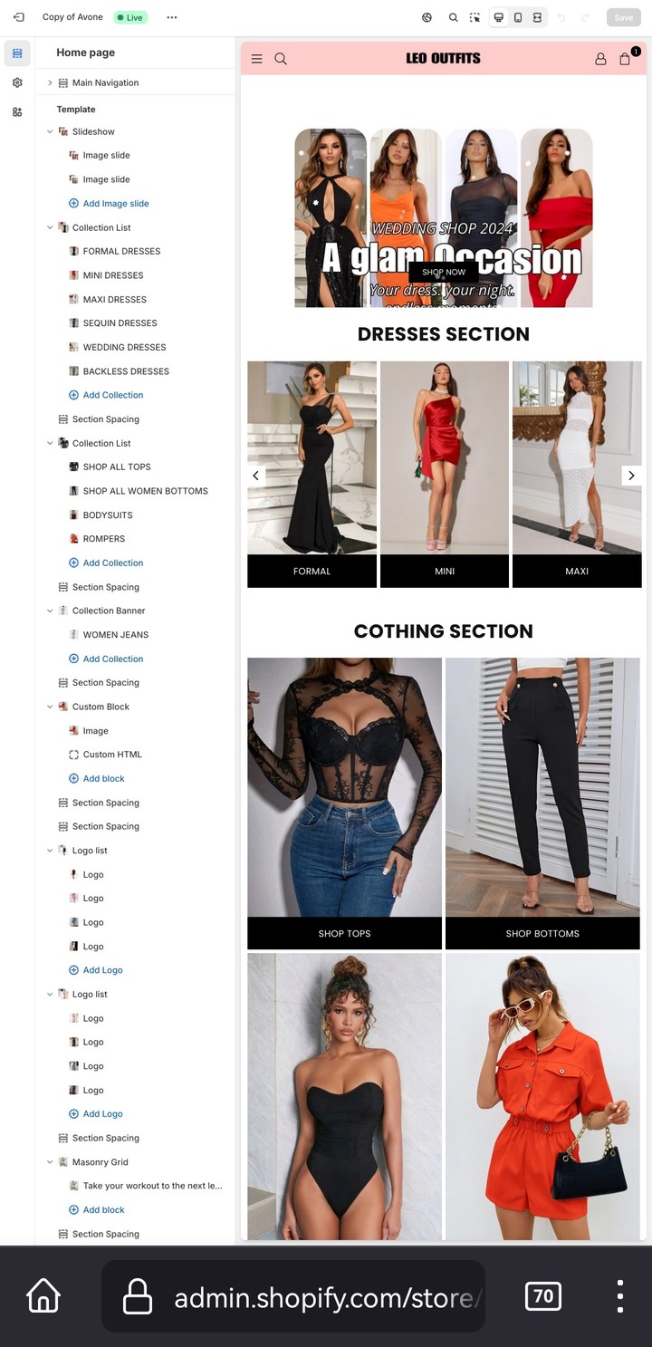 Leo Outfits (Fashion online store)
