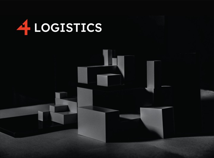 لوجو وهوية شركة نقل وتخزين Logistics Company Logo and Branding