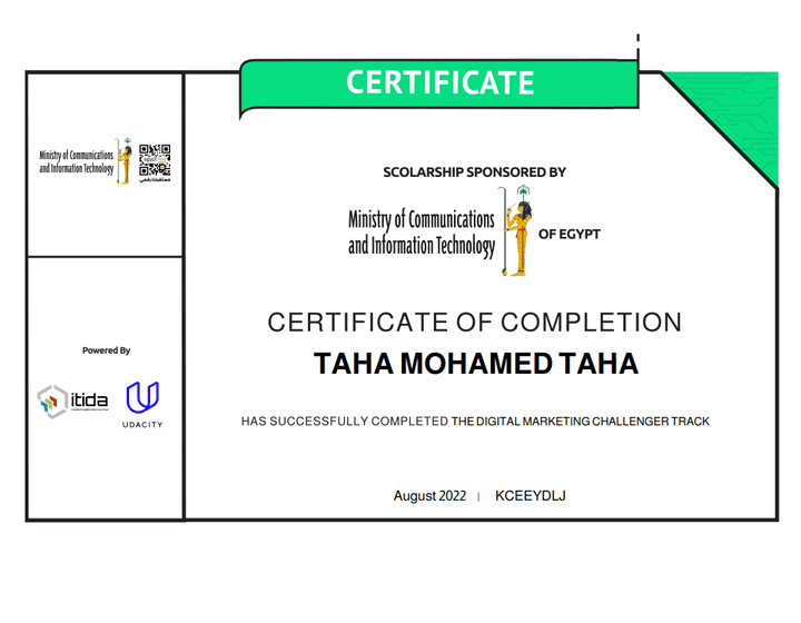 Digital Marketing Certificate