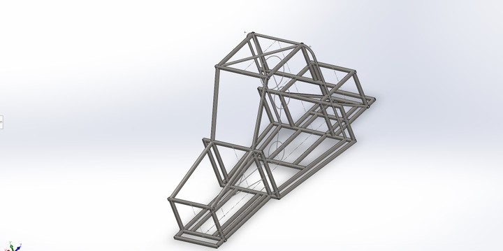 Racing car frame