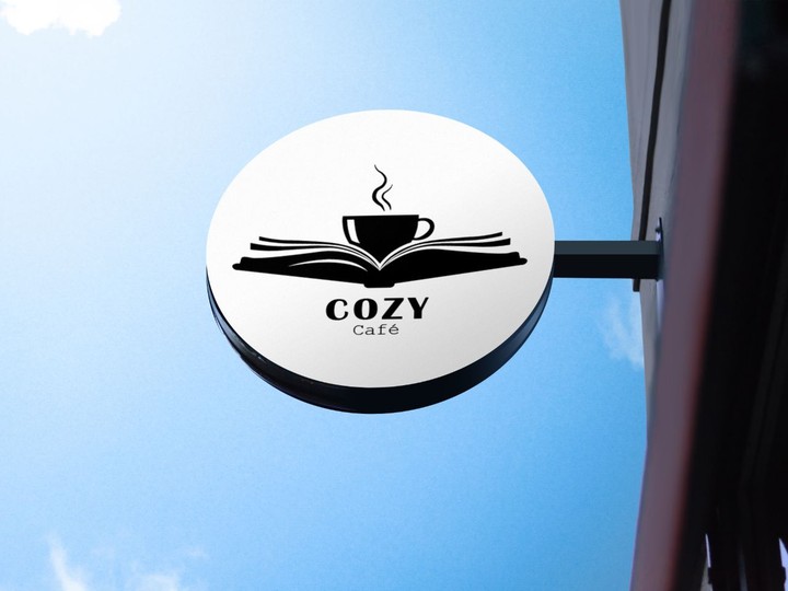 Cozy café logo design