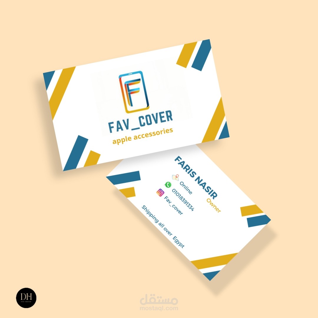 تصميم بطاقات عمل businesses card