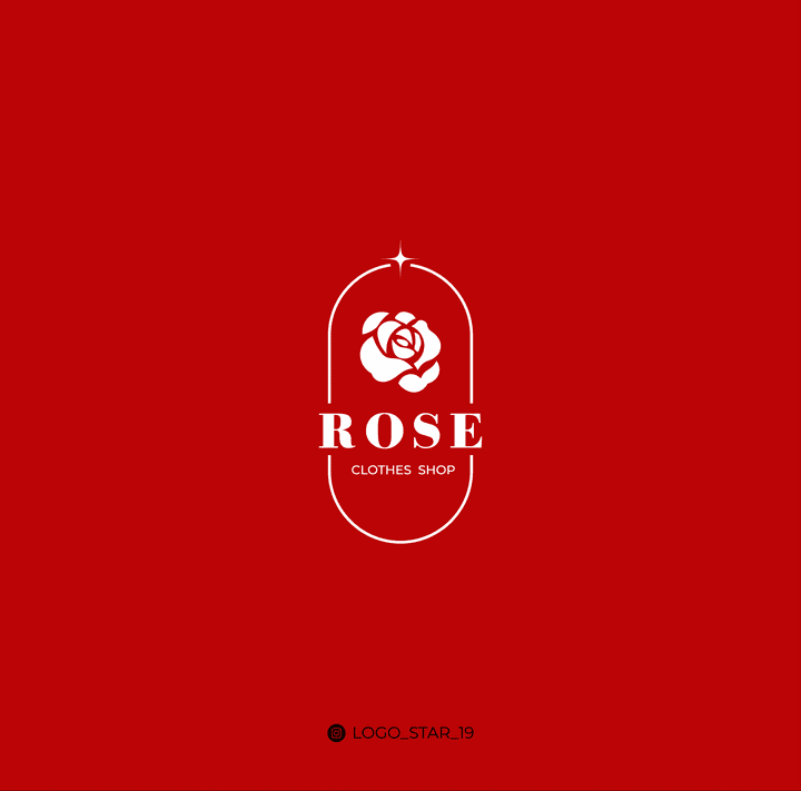 شعار لبراند ملابس يسمي rose