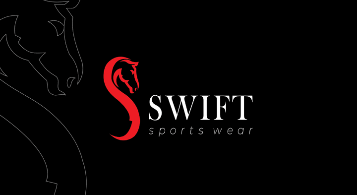 هوية بصرية لبراند ملابس رياضيه ( swift )