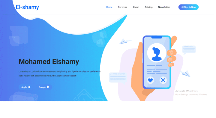 Landing Page