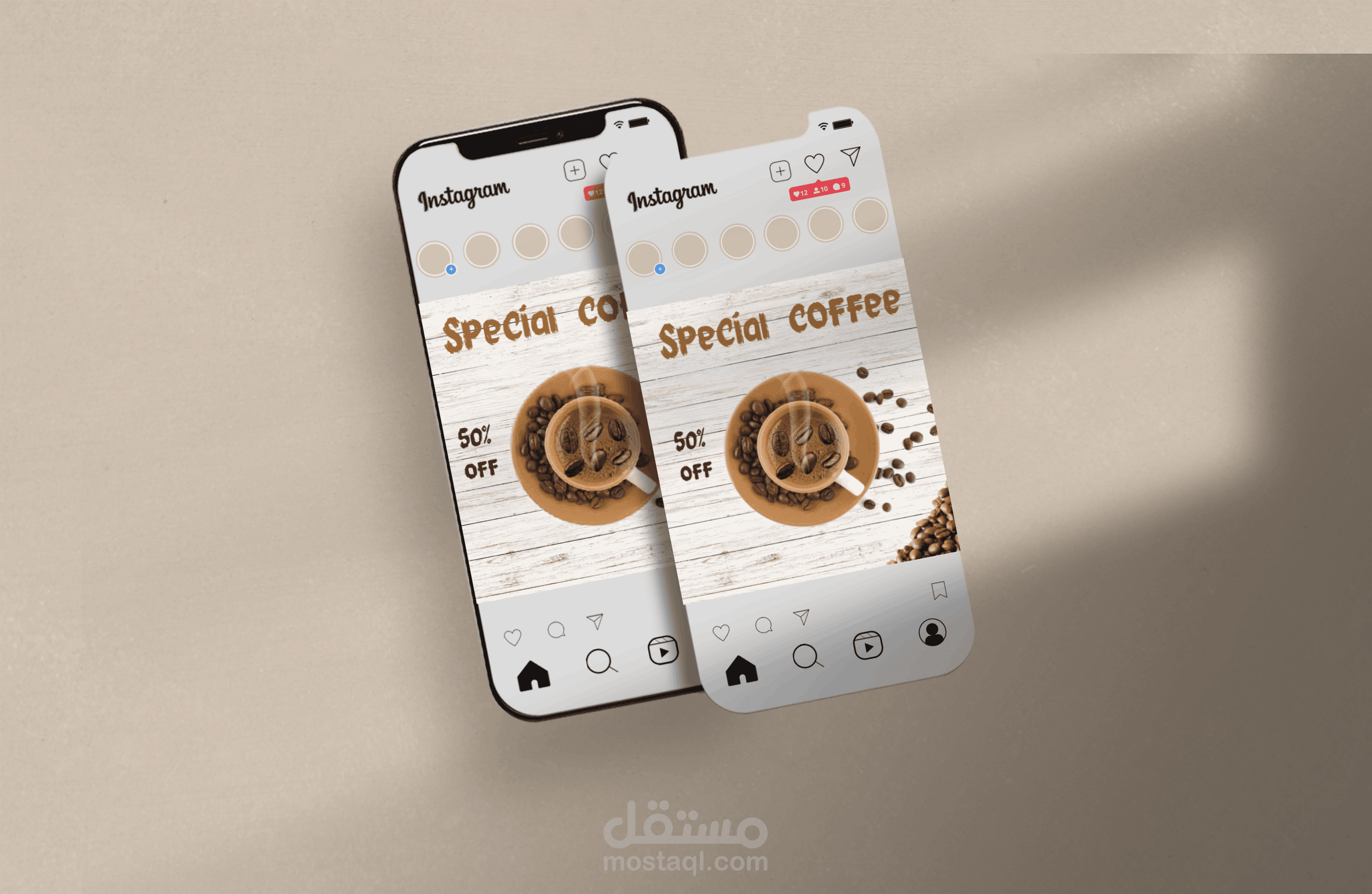 تصميم سوشل ميديا لي (special coffee)