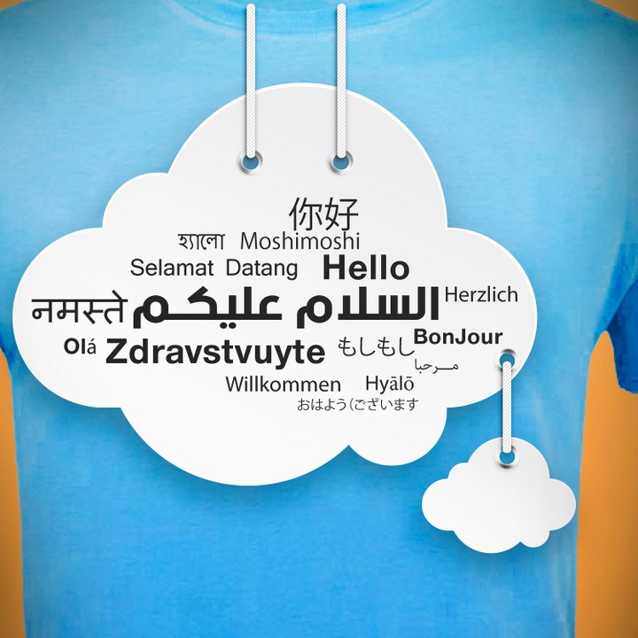 T-Shirt # التحية بلغات العالم :)