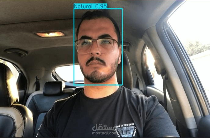 الكشف عن النعاس باستخدام الرؤية بالحاسوب  (computer vision)