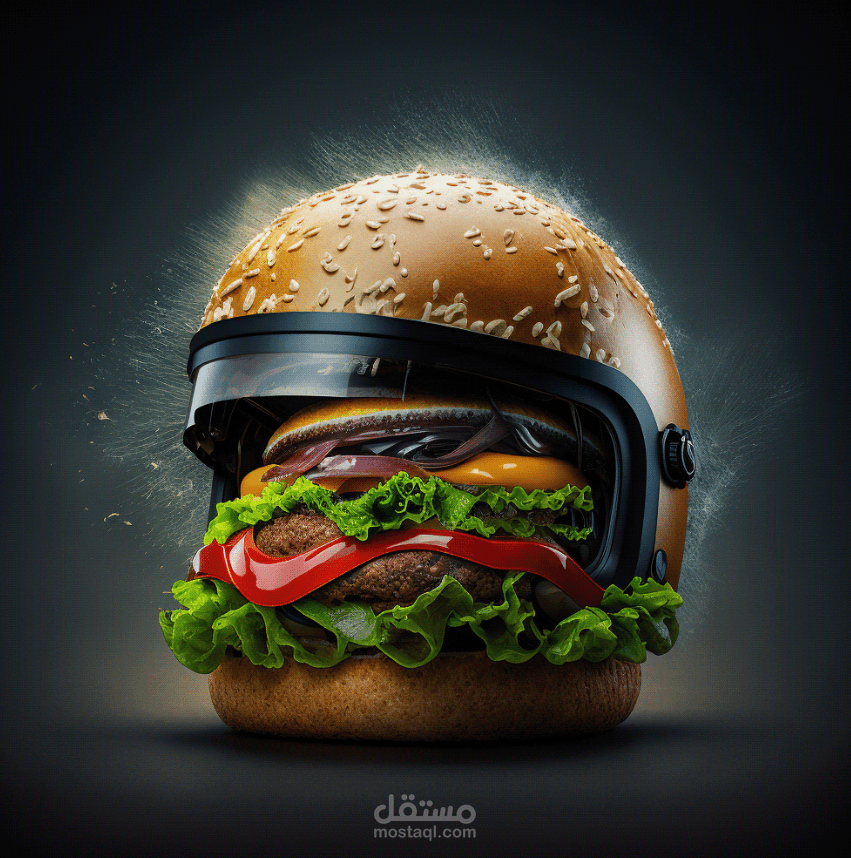 Creative design for burger