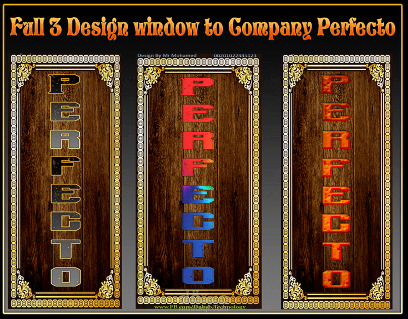 Full Design 3  window to Company Perfecto