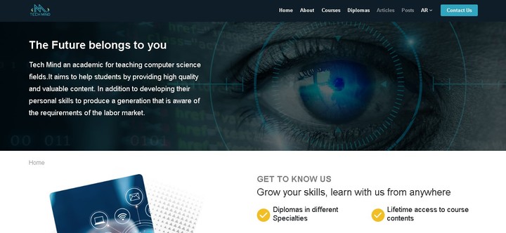 Techmind -- Full-Stack,MERN-Stack App