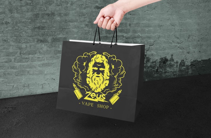 shopping Bag For Vape Shop