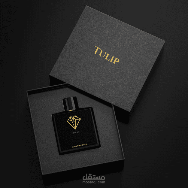 لوجو لبراند Tulip للعطور الراقيه