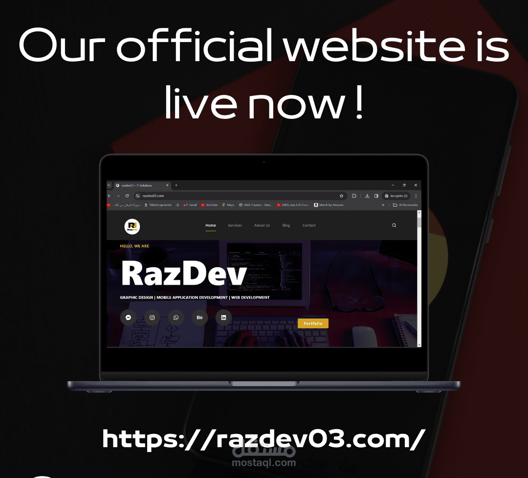 موقع مؤسسة RazDev