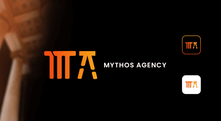 Mythos Agency logo - brand identity