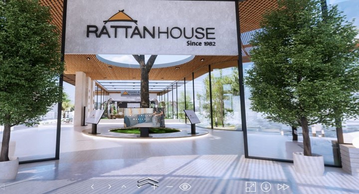 Rattan house