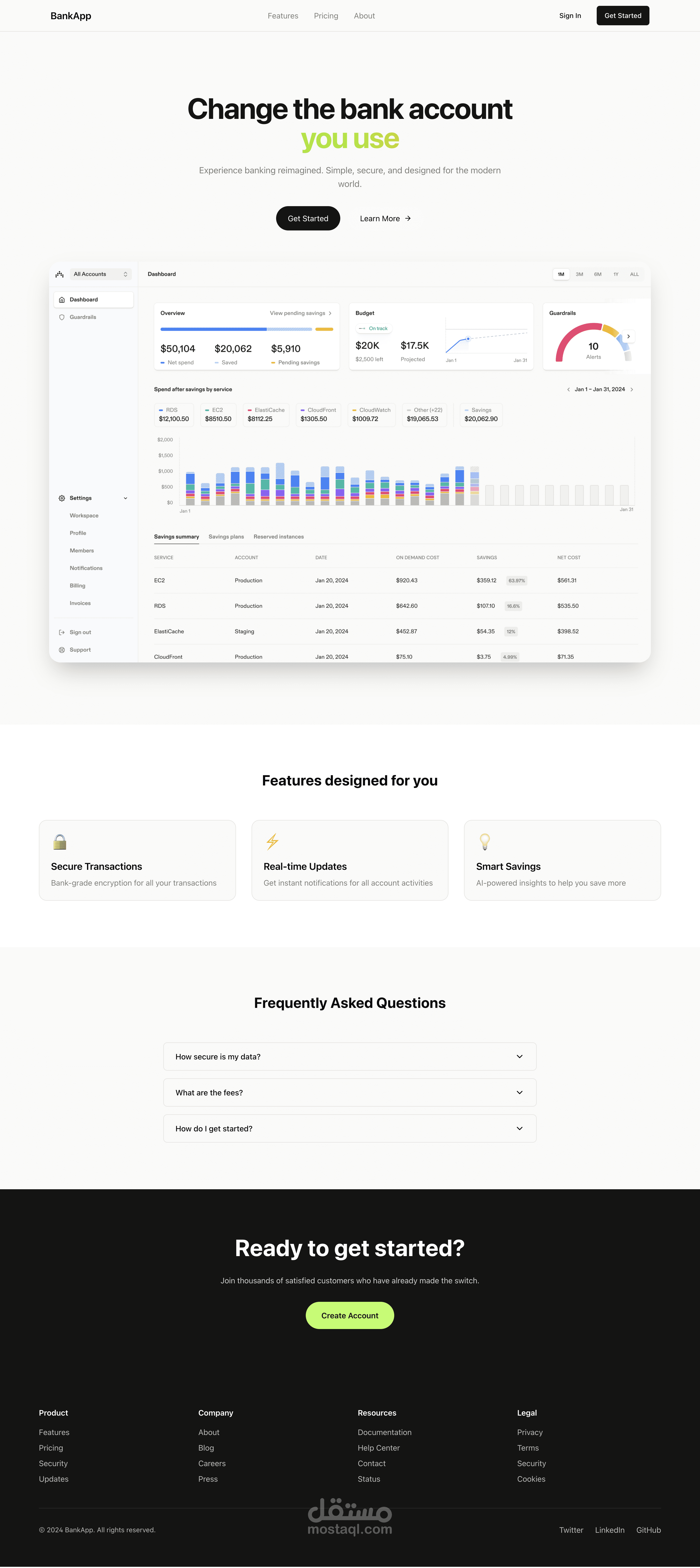 تطوير موقع Elegant Usability لتسهيل إدارة الأنشطة المصرفية عبر الإنترنت