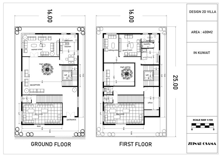 Design for villa in kuwait