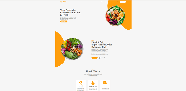 landing page