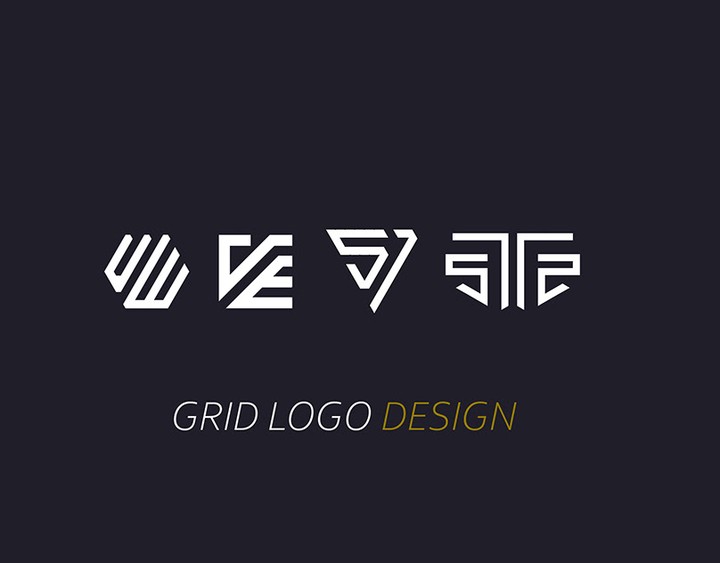 Grid logo design