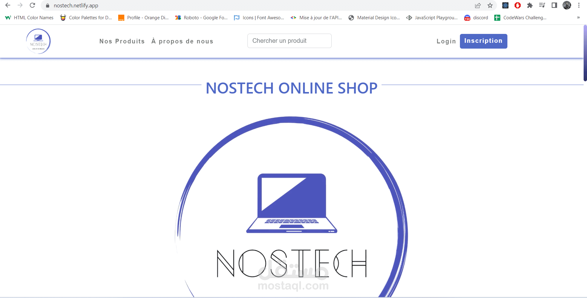 site web ecommerce