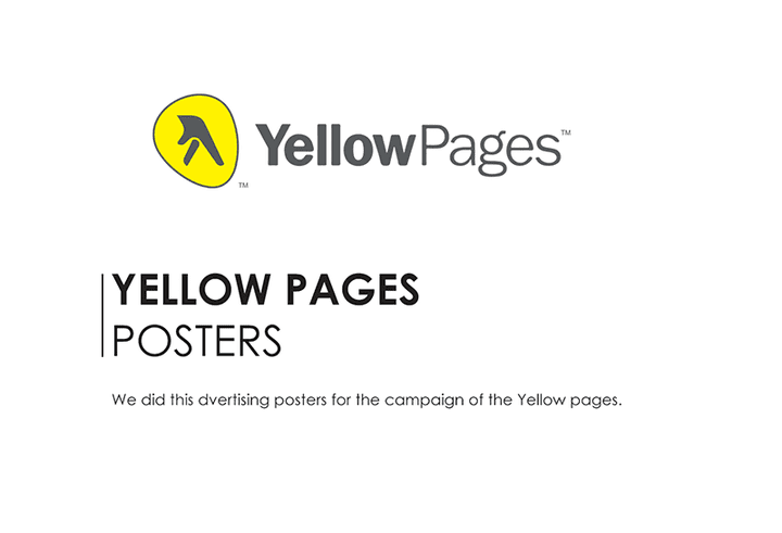 Yellow Pages Poster - بوسترات الصفحات الصفراء