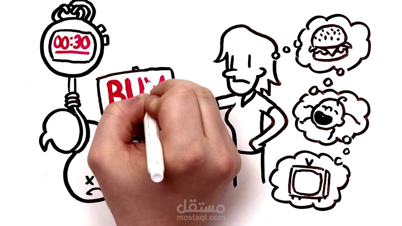 تصميم فديو white board