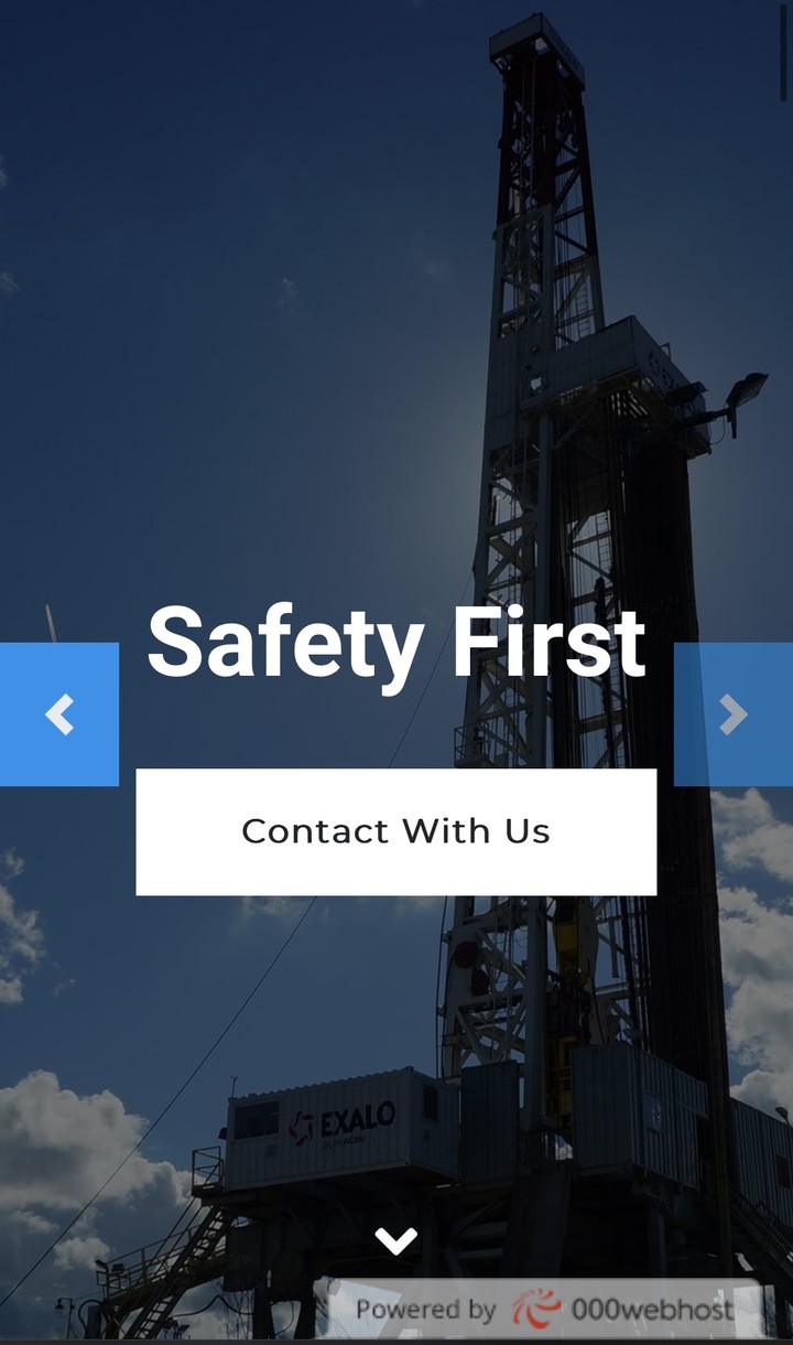 Website for Oil company