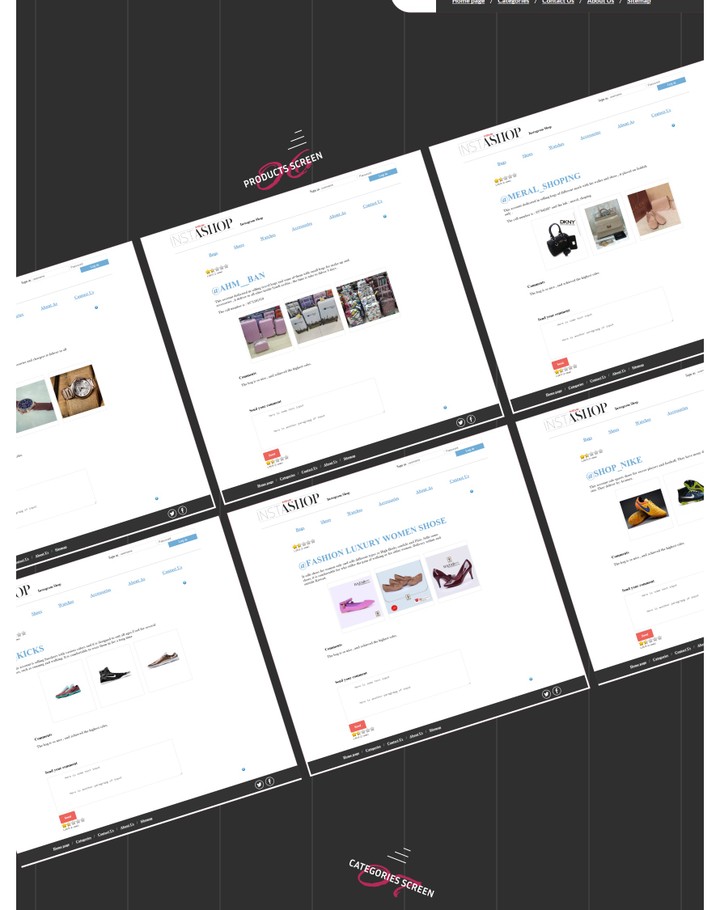 e-commerce website , موقع تجاري