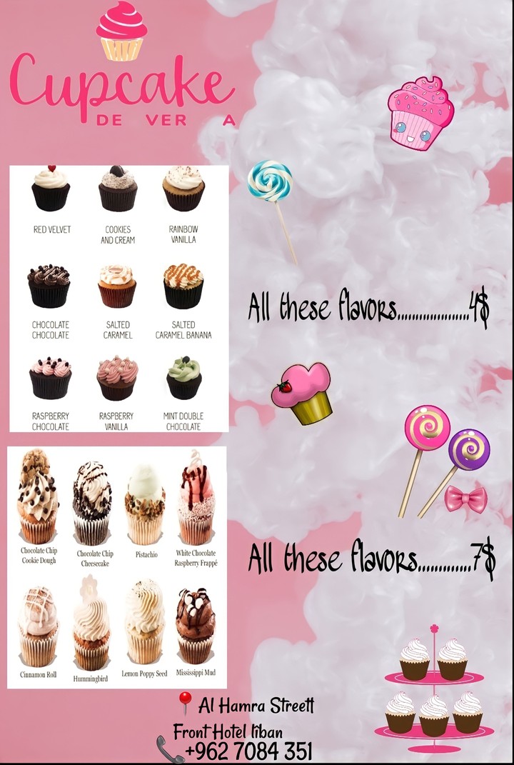 Simple Attractive Cupcake Shop Cover