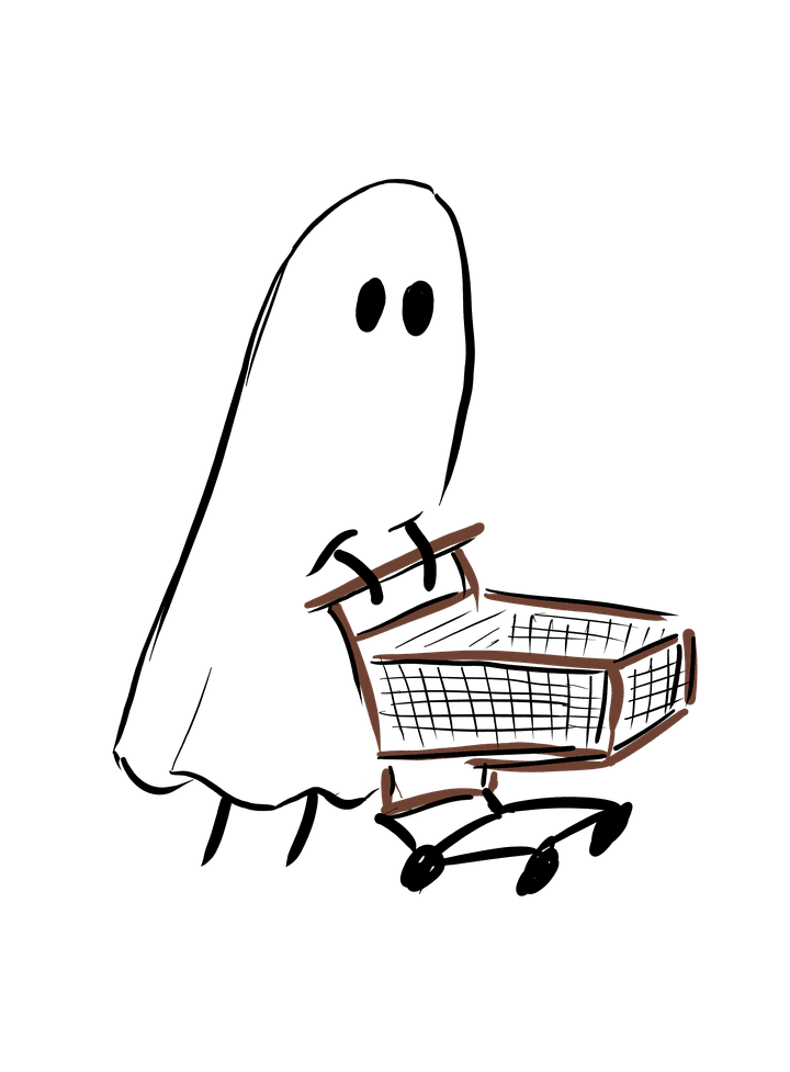 logo of a ghost shopping