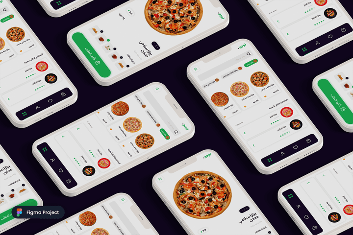 Pizza Delivery App (Concept Design) using Figma