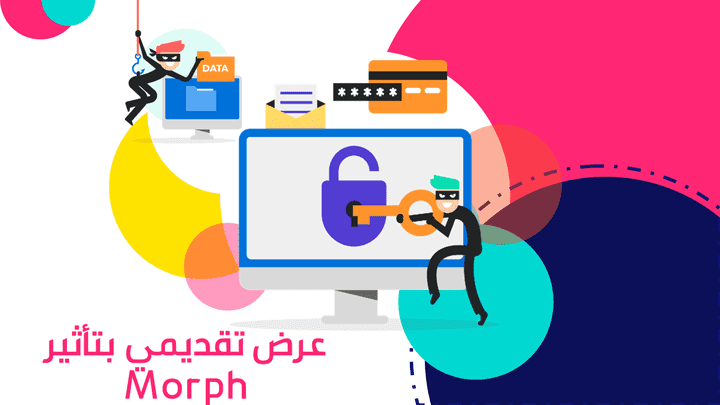 عرض تقديمي بتأثير Morph