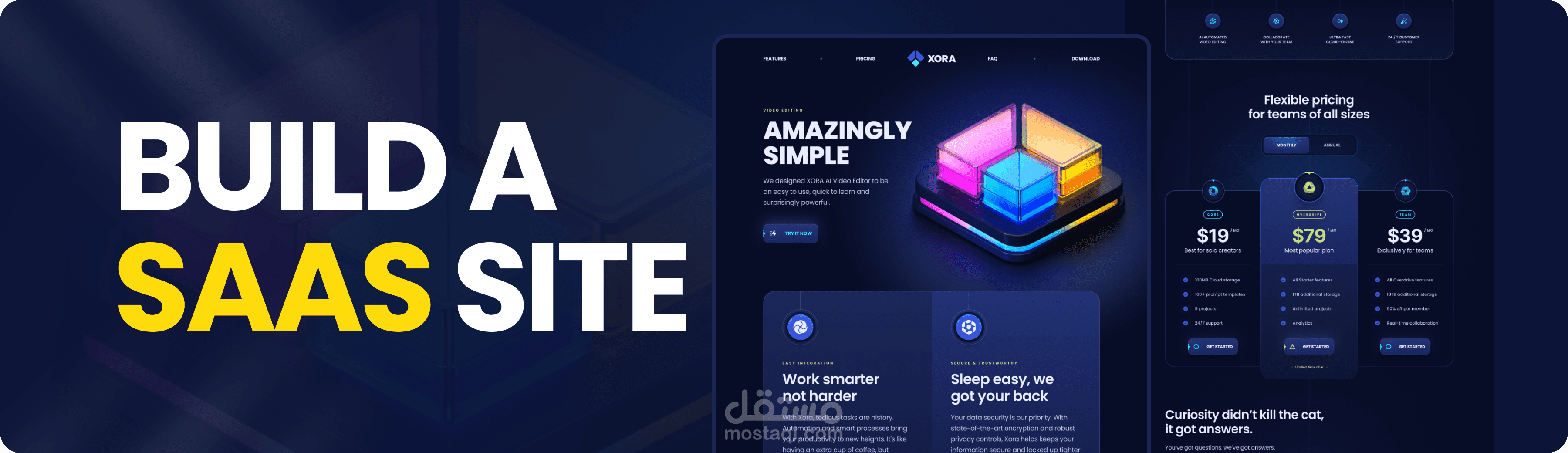 Xora | SaaS Landing Page