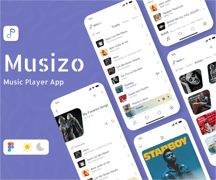 Musizo music player app