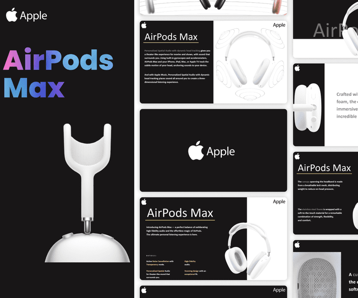 عرض تقديمي عن AirPods Max