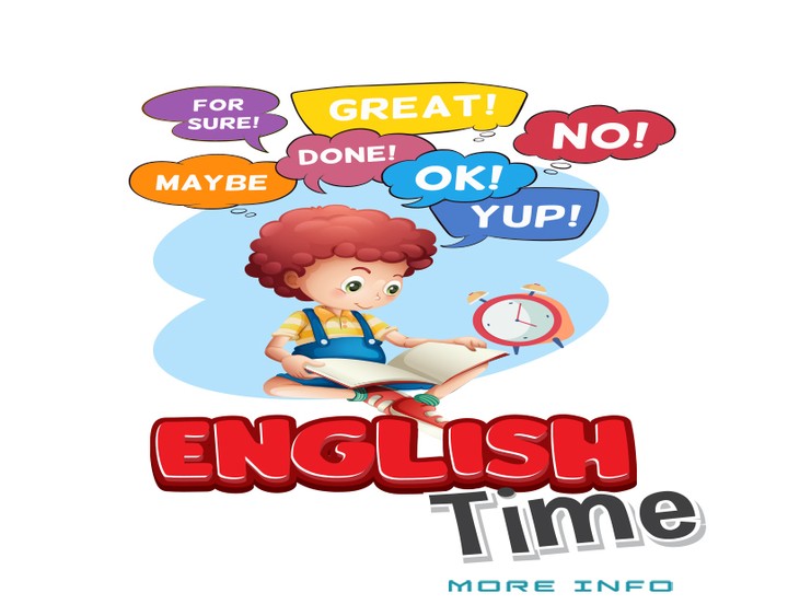 تصميم اعلان لكورس اللغة الانجليزية English Time !