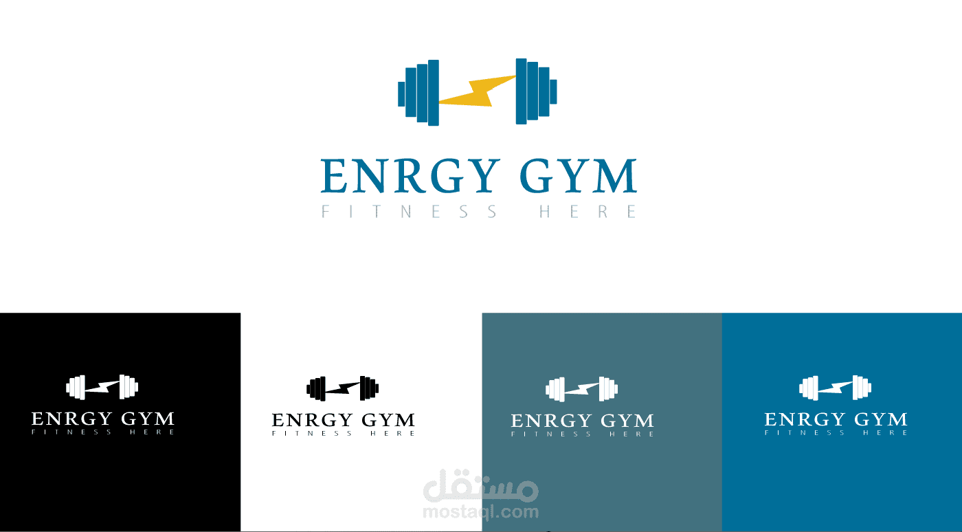 تصميم شعار (ُEnrgy Gym)