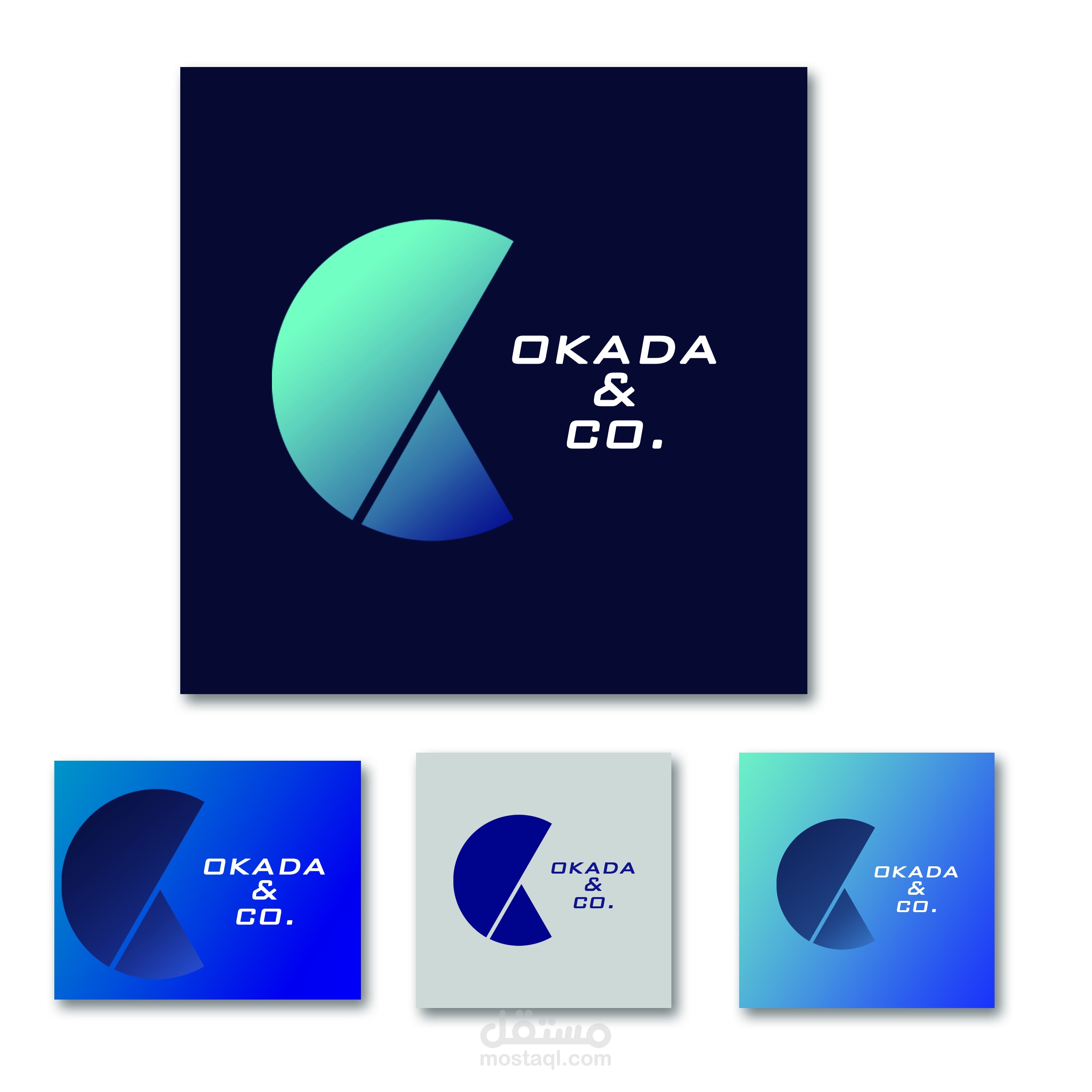 شعار لشركة مشتركة اسمها okada &co.