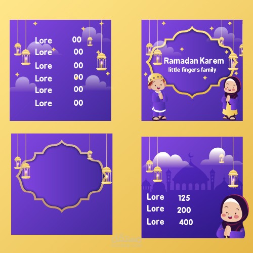 تصميمات خاصه لرمضان