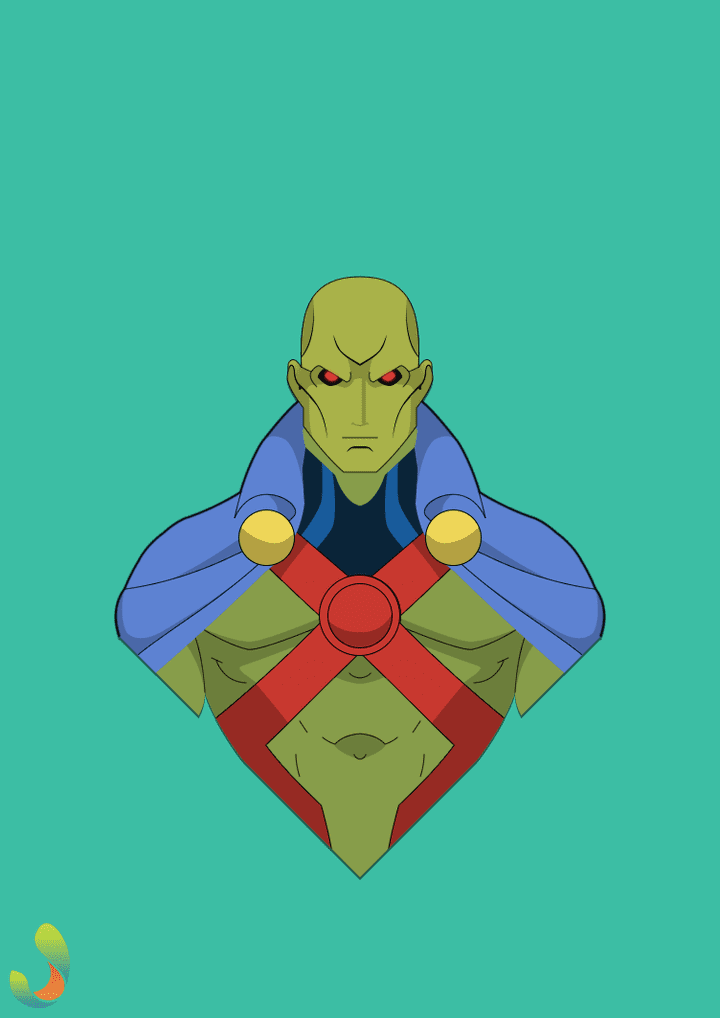 رسمتى لـ Martian Manhunter