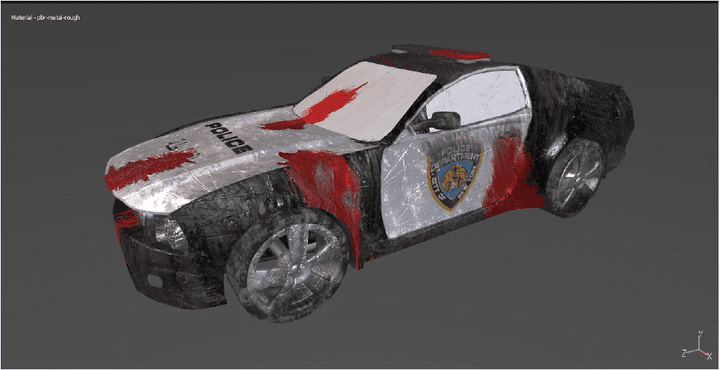 3D POLICE CAR