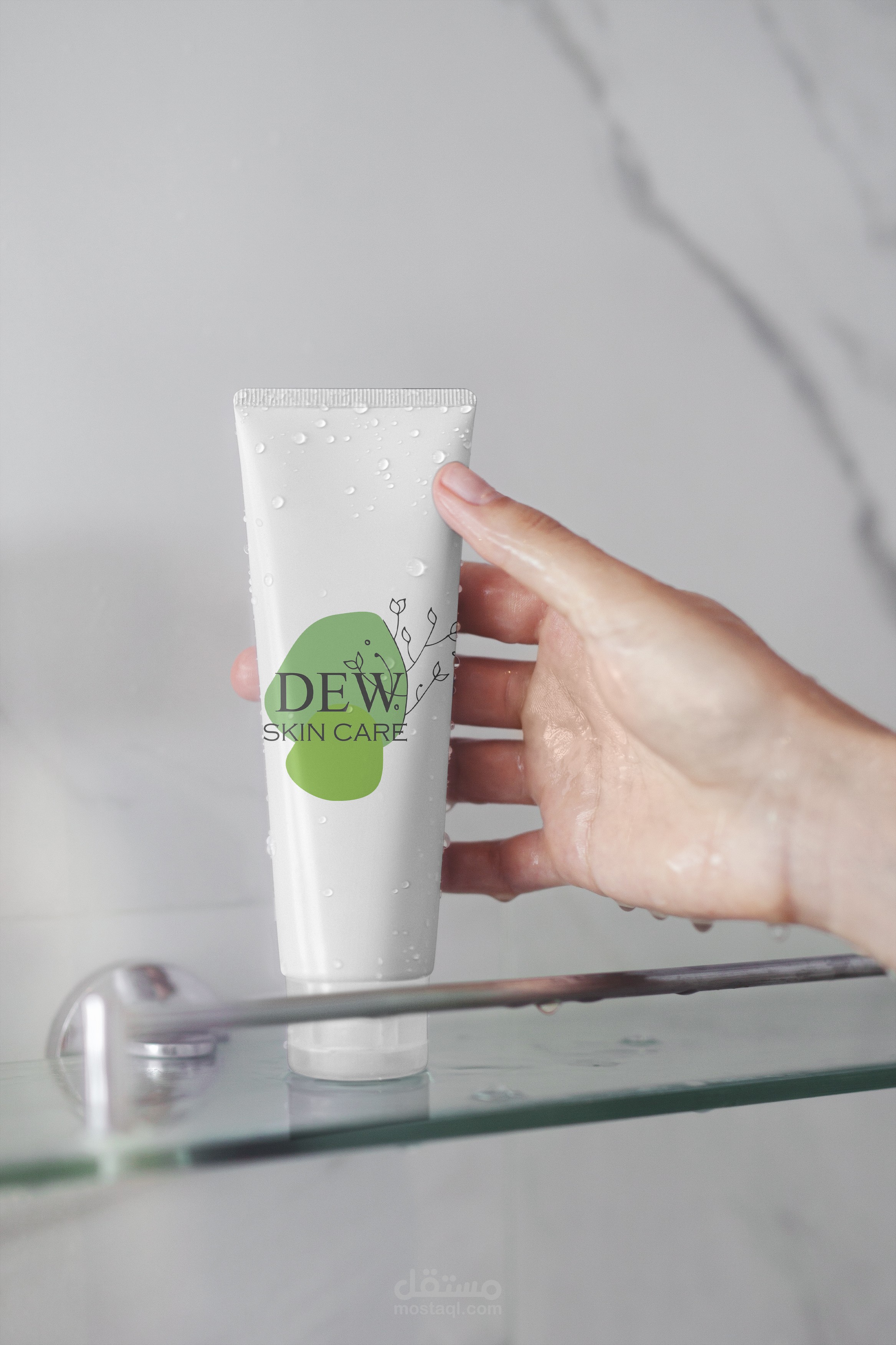 تصميم شعار لكريم ترطيب "Logo design for a moisturizing cream"