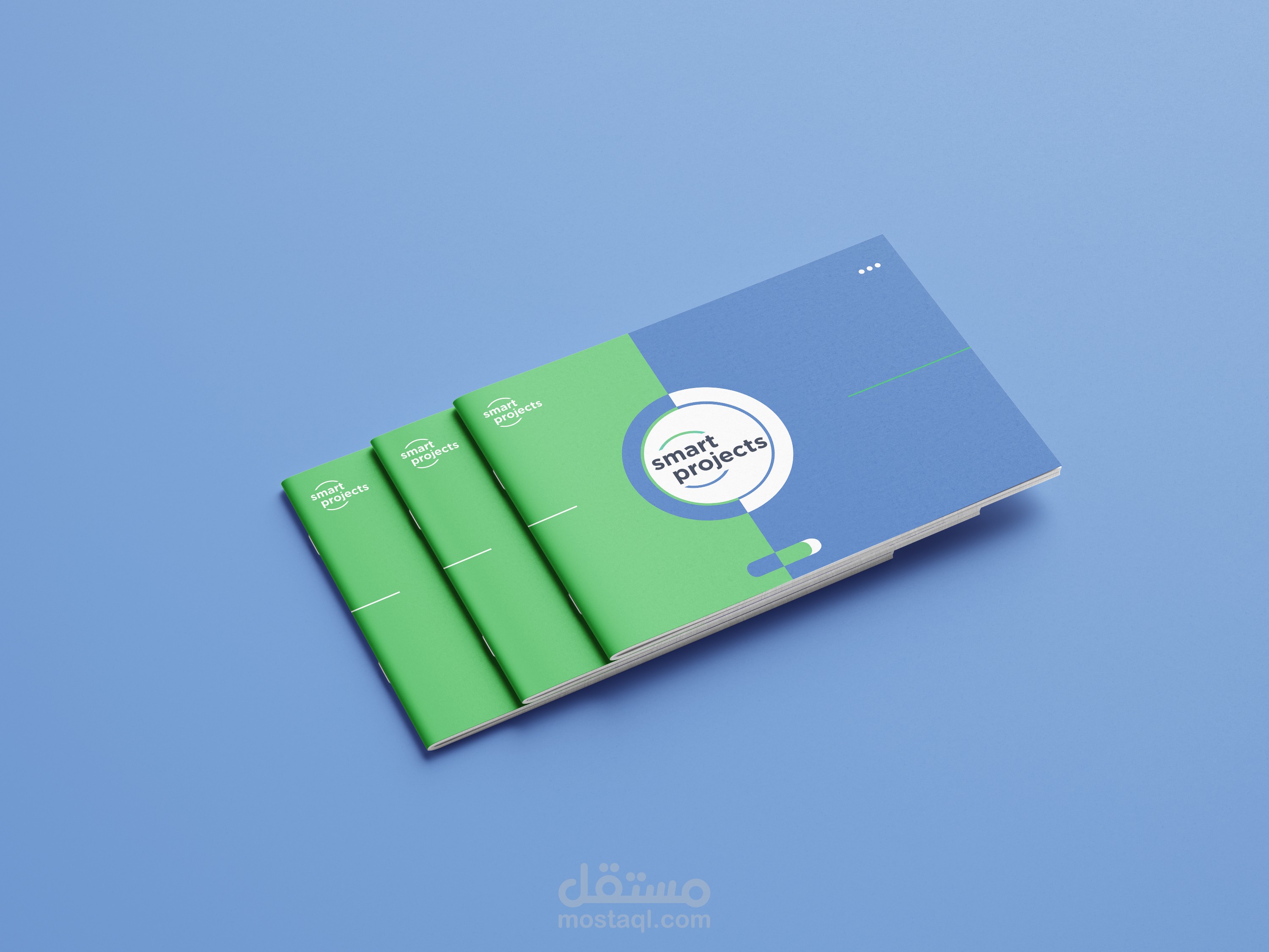 تصميم بروفايل مقاولات لشركة سمارت بروجيكت في السعودية   " Contracting profile design for Smart Project company in Saudi Arabia "