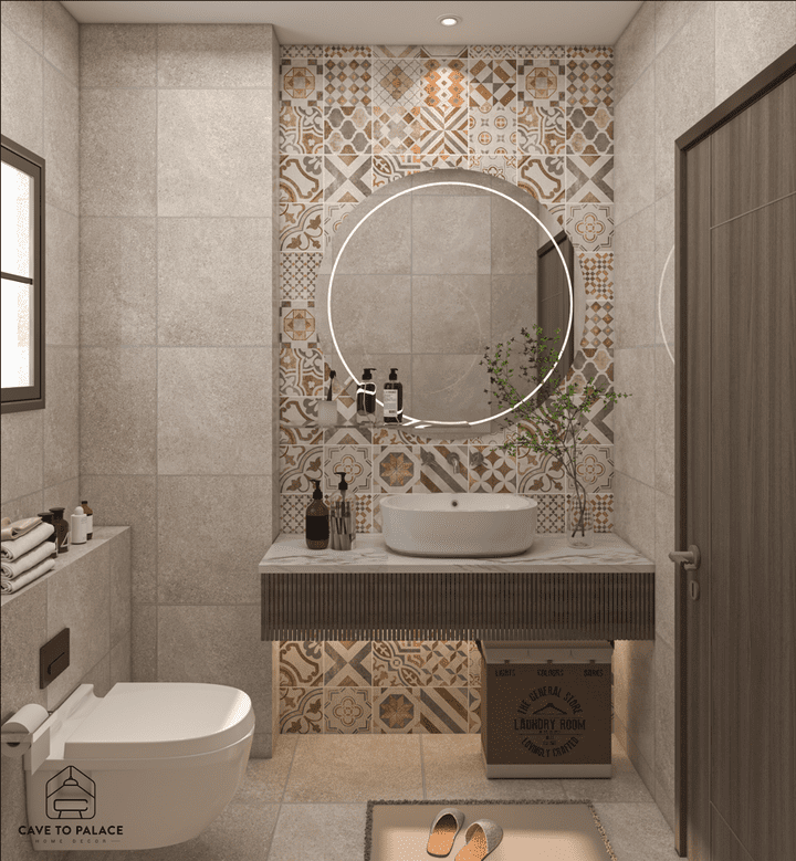 Guest bathroom design