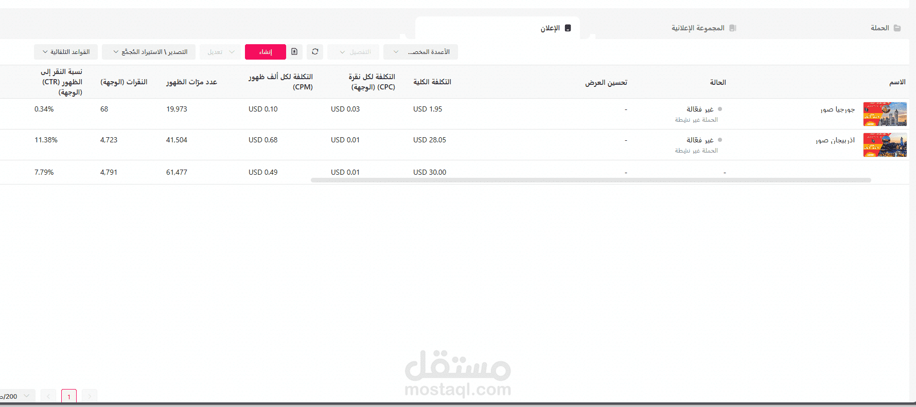 حملات اعلانية علي تيك توك لشركة سياحة