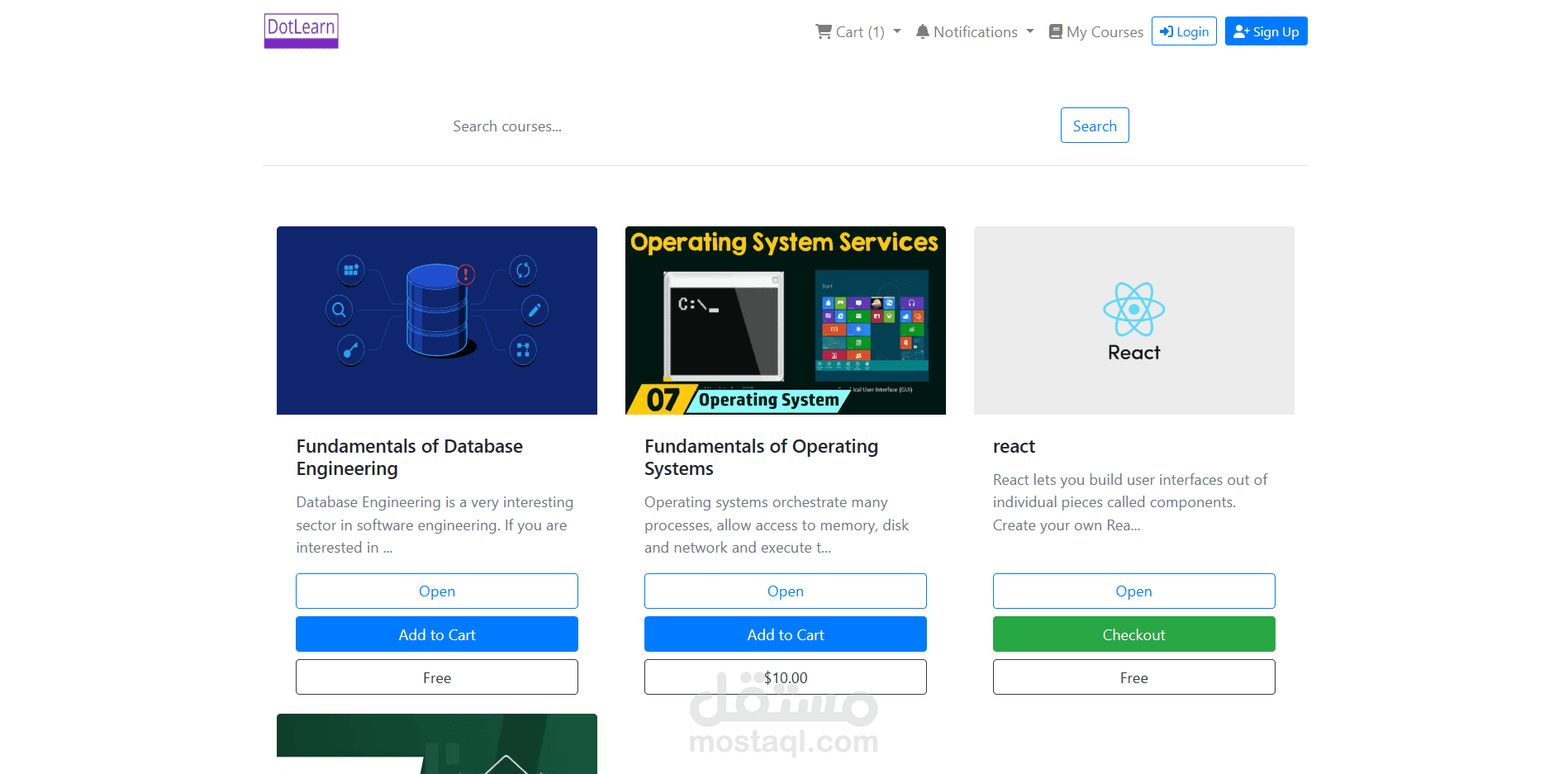 E-Learning Plaltform