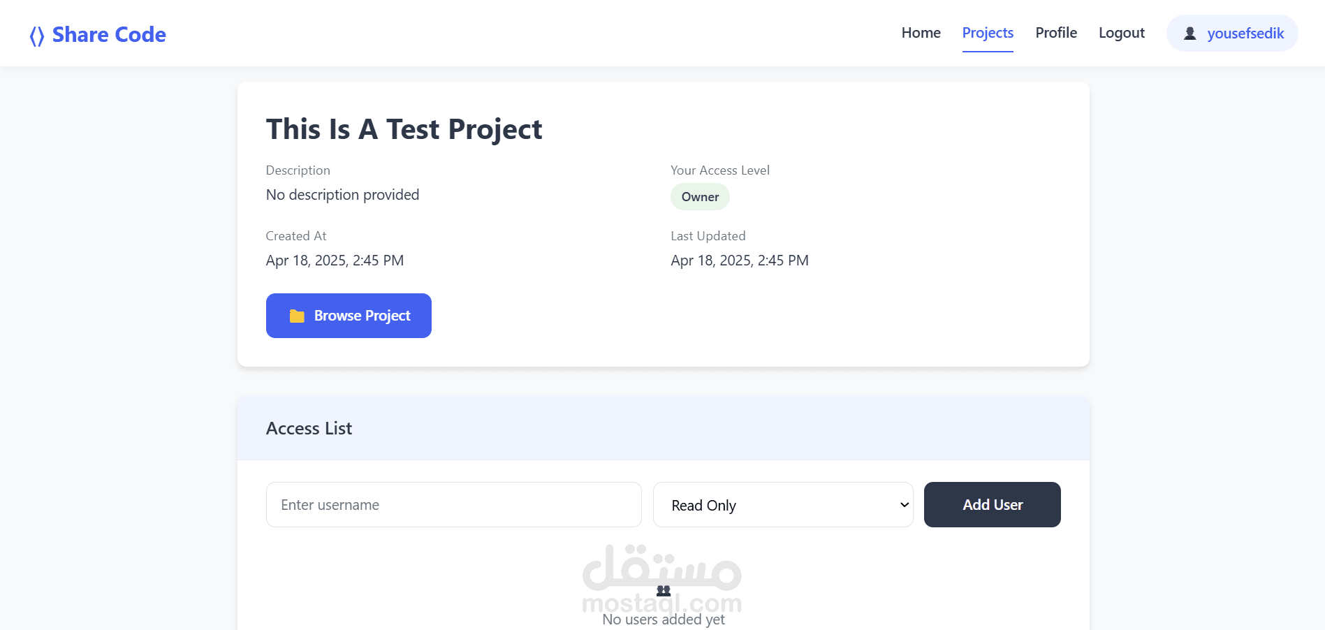 Share Code