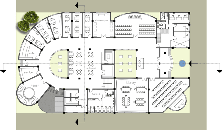 2D Architecture plan